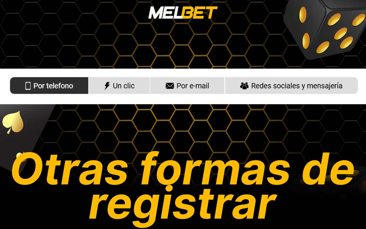 Formas rápidas de completar el registro en Melbet